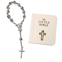 Personalized 1st Communion Cow Gift Set - 12" Tubbie Wubbie Cow - Image 3