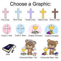 Personalized 1st Communion Cow Gift Set - 12" Tubbie Wubbie Cow - Image 2