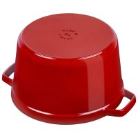 Staub - Cast Iron 5-qt Tall Cocotte - Cherry - Image 9