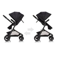 Evenflo Pivot Modular Travel System with SafeMax Car Seat, Casual Gray - Image 7