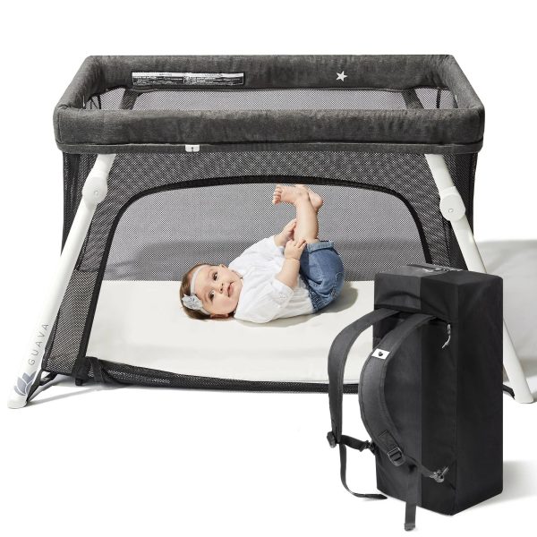 Lotus Travel Crib - Backpack Portable, Lightweight, Easy to Pack Play-Yard