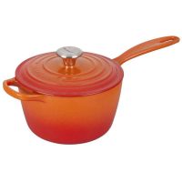 Le Creuset 2.25-Quart Signature Cast Iron Saucepan - Meringue - Image 5