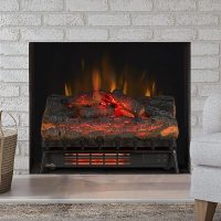 Duraflame Infrared Quartz Electric Log Set Heater, Rustic Pine - Black - Image 5