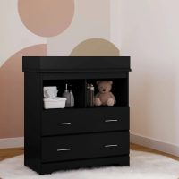 Storkcraft - Brookside 2 Drawer Changing Chest - Pebble Gray - Image 7