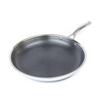 HexClad 12 inch Hybrid Stainless Steel Frying Pan - Image 6