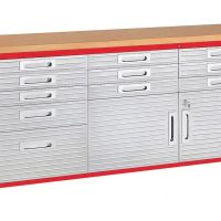 Seville Classics UltraHD Rolling Workbench - Granite - Image 3
