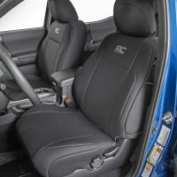 Rough Country 91031 Toyota Neoprene Front & Rear Seat Covers (16-20 Tacoma) - Image 5