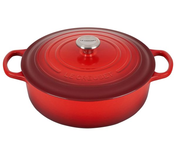 Le Creuset 6.75 qt Round Wide Dutch Oven - Cerise