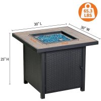 HeatMaxx 30 in. GAS Fire Pit Table - Image 4