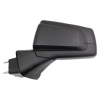 Silverado Manual Folding Mirror with Spotter GLASS; Textured Black; Driver Side Chevy 1500 - Image 3