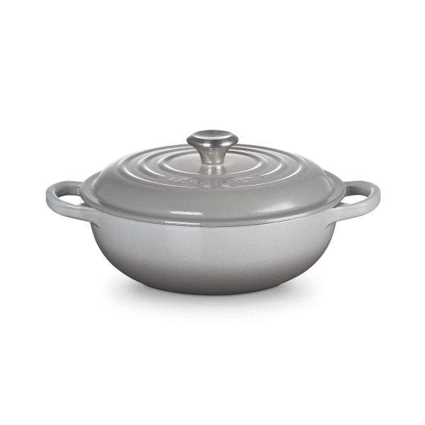 Le Creuset Enameled Cast Iron Signature French Oven, 2 1/2-Qt., French Grey | Williams Sonoma