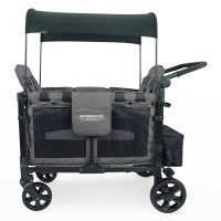 Wonderfold W4 Elite Quad Stroller Wagon - Charcoal Gray - Image 2
