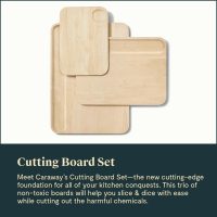 Caraway 4-Piece Cutting Board Set in Beige - Image 2