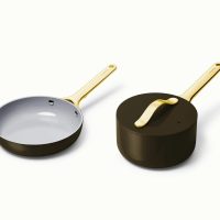 Caraway Non-Stick Ceramic Mini Fry Pan and Sauce Pan Duo - Navy - Image 8