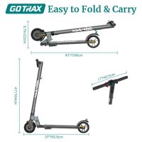 Gotrax G2PLUS Foldable Electric Scooter for Adult Teens Age of 8+ with 6" Tires, 200W 12mph, Gray - Image 6