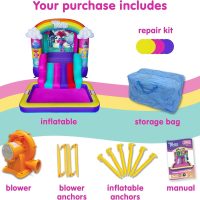 Trolls Bounce House Water Slide with Pool - Image 2