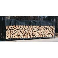 Woodhaven Black Firewood Rack -Black Cover - 4' - Image 2