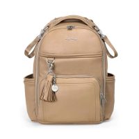 Itzy Ritzy Boss Plus Backpack Diaper Bag - Cognac - Image 5