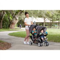 Graco DuoGlider Click Connect Double Stroller in Glacier - Image 5