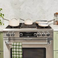 Caraway Home Mini Fry Pan & Sauce Pan Duo, Cream - Image 3