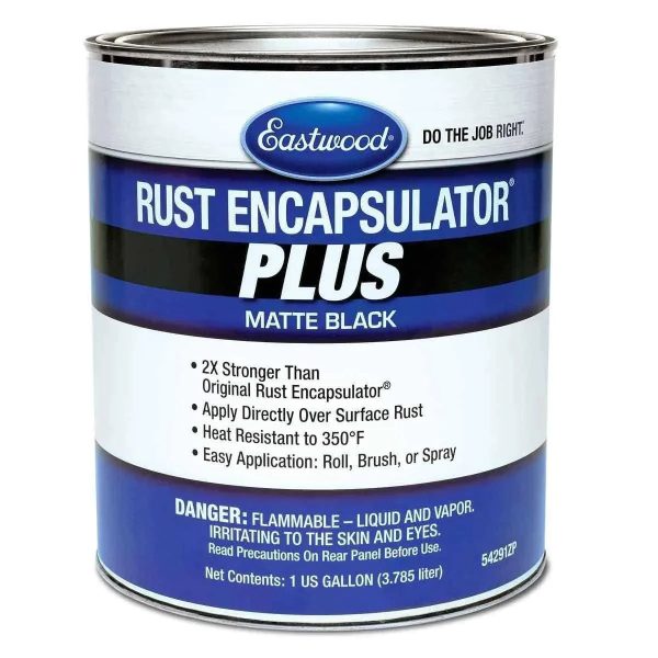 Eastwood Matte Black Rust Encapsulator Plus Gallon Long Lasting Durabl