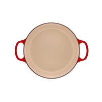 Le Creuset 6.75 qt Round Wide Dutch Oven - Cerise - Image 3