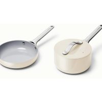 Caraway Non-Stick Ceramic Mini Fry Pan and Sauce Pan Duo - Navy - Image 7