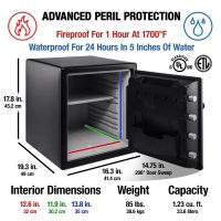 Sentry SFW123ES Water Fire Electric Safe - Image 8