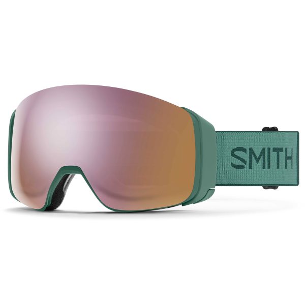 Smith Optics 4D Mag Alpine Green - ChromaPop Everyday Rose Gold Mirror