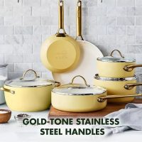 GreenPan - Reserve Ceramic Nonstick 10-Piece Cookware Set - Merlot - Image 6