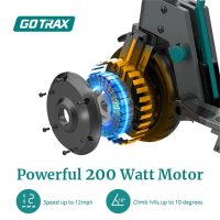 Gotrax G2PLUS Foldable Electric Scooter for Adult Teens Age of 8+ with 6" Tires, 200W 12mph, Gray - Image 2