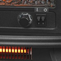 StyleWell Kingham 1,000 Sq. ft. Panoramic Infrared Electric Stove in Black with Electronic Thermostat - Image 4