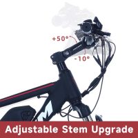 Totem Victor2.0 350 W Mountain Electric Bicycle 26 in., 36V 10.4Ah Removable Battery, Shimano 21-Speed Gears for Adults, Adjustable Stem Upgrade, - Image 8