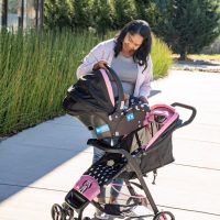 Disney Baby Simple Fold LX Travel System - Minnie Dot Party - Image 9