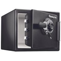 SentrySafe 0.81-cu ft Fireproof and Waterproof Floor Safe with Combination Lock in Black | SFW082D - Image 4