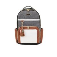 Itzy Ritzy Boss Plus Backpack Diaper Bag - Cognac - Image 7
