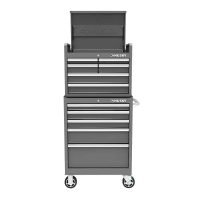Husky 27 in. 11-Drawer Tool Chest and Cabinet Combo in Glossy Gray - Image 3