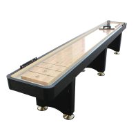 Playcraft 9' Woodbridge Shuffleboard Table, Black - Image 6