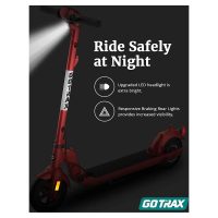 Gotrax Apex Electric Scooter, Red - Image 5