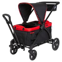 Baby Trend Mars Red Tour 2-in-1 Stroller Wagon Red,,Black - Image 2