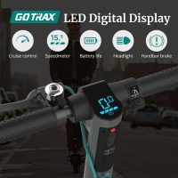 Gotrax Rival Adult Electric Scooter, 8.5 inch Pneumatic Tire, Max 12 Mile Range and 15.5mph Speed, 250W Foldable Escooter for Adult, Gray - Image 3