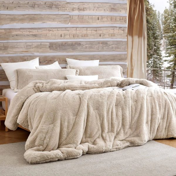 Coma Inducer Oversized Comforter - The Original Plush - White Sand - Oversized King
