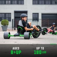 Huffy Green Machine 20-inch Drift Trike for Kids, Green and Black - Image 4