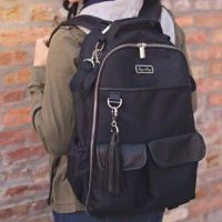 Itzy Ritzy Boss Plus Backpack Diaper Bag - Cognac - Image 2
