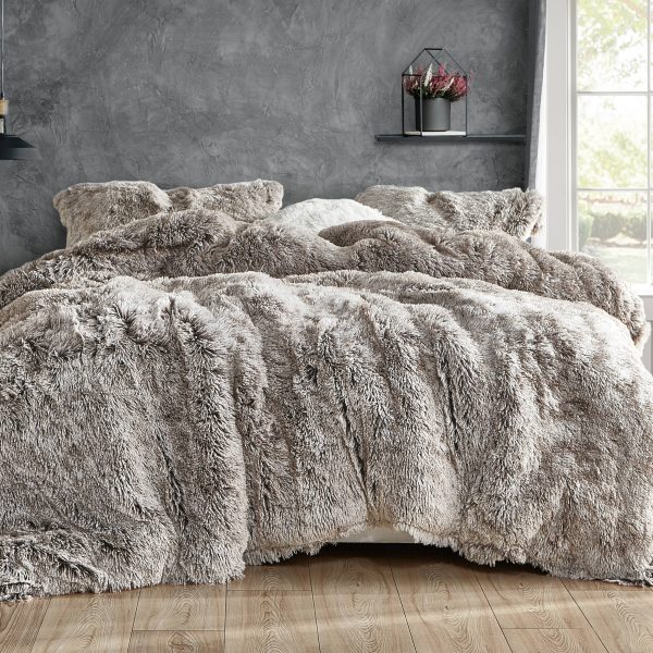 Are You Kidding - Frosted Chocolate Coma Inducer Oversized Comforter Set - Queen - 3 Piece