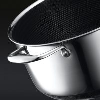 HexClad Hybrid Cookware 6 Piece Pot Set with Lids - Image 9