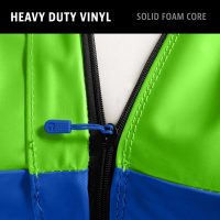 We Sell Mats Octagon Tumbling Mat - Small Lime Green/Blue - Image 10