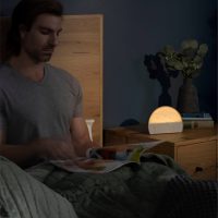 Restore 2 Sound Machine with Smart Light Sunrise Alarm Clock in Slate by Hatch - Image 7