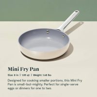 Caraway Home Mini Fry Pan & Sauce Pan Duo, Cream - Image 9