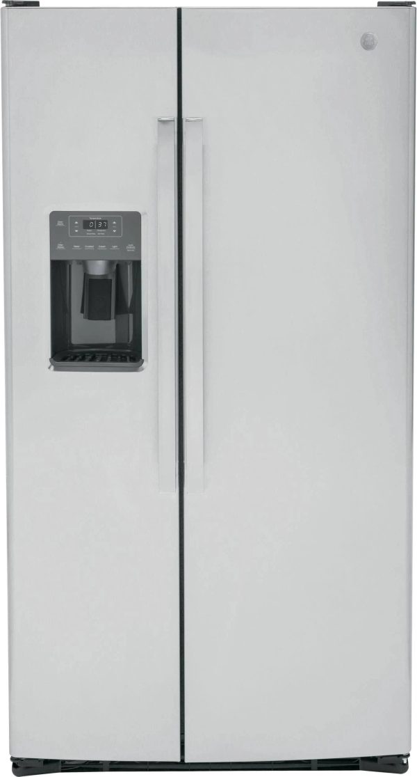 GE GSS25GYPFS 25.3 Cu. ft. Side-By-Side Refrigerator - Stainless Steel